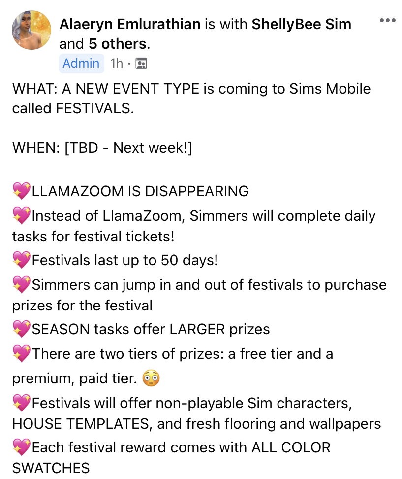 The Sims Mobile: All About LlamaZoom Tokens