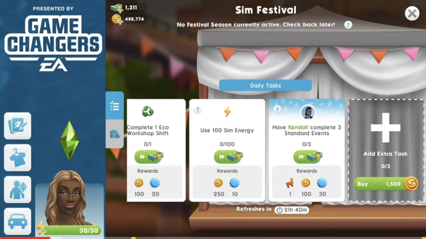 The Sims Mobile-Sim Festival Event – The Girl Who Games
